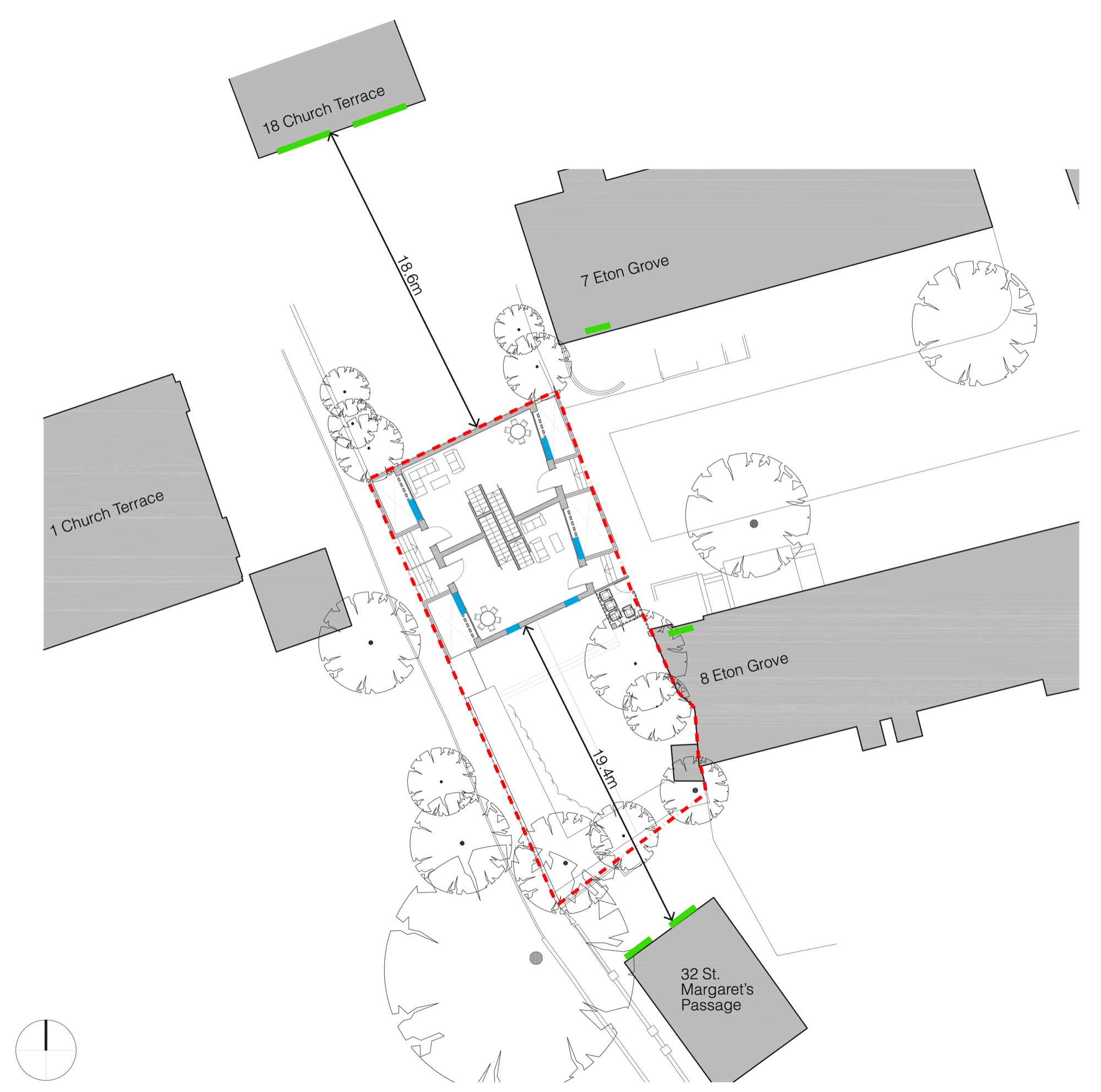 Proposed site plan